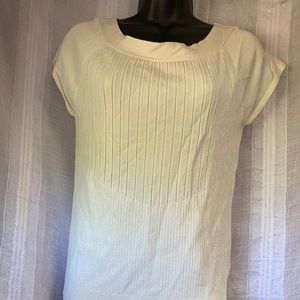 Cream Dress Top Nine And Company Sz LG